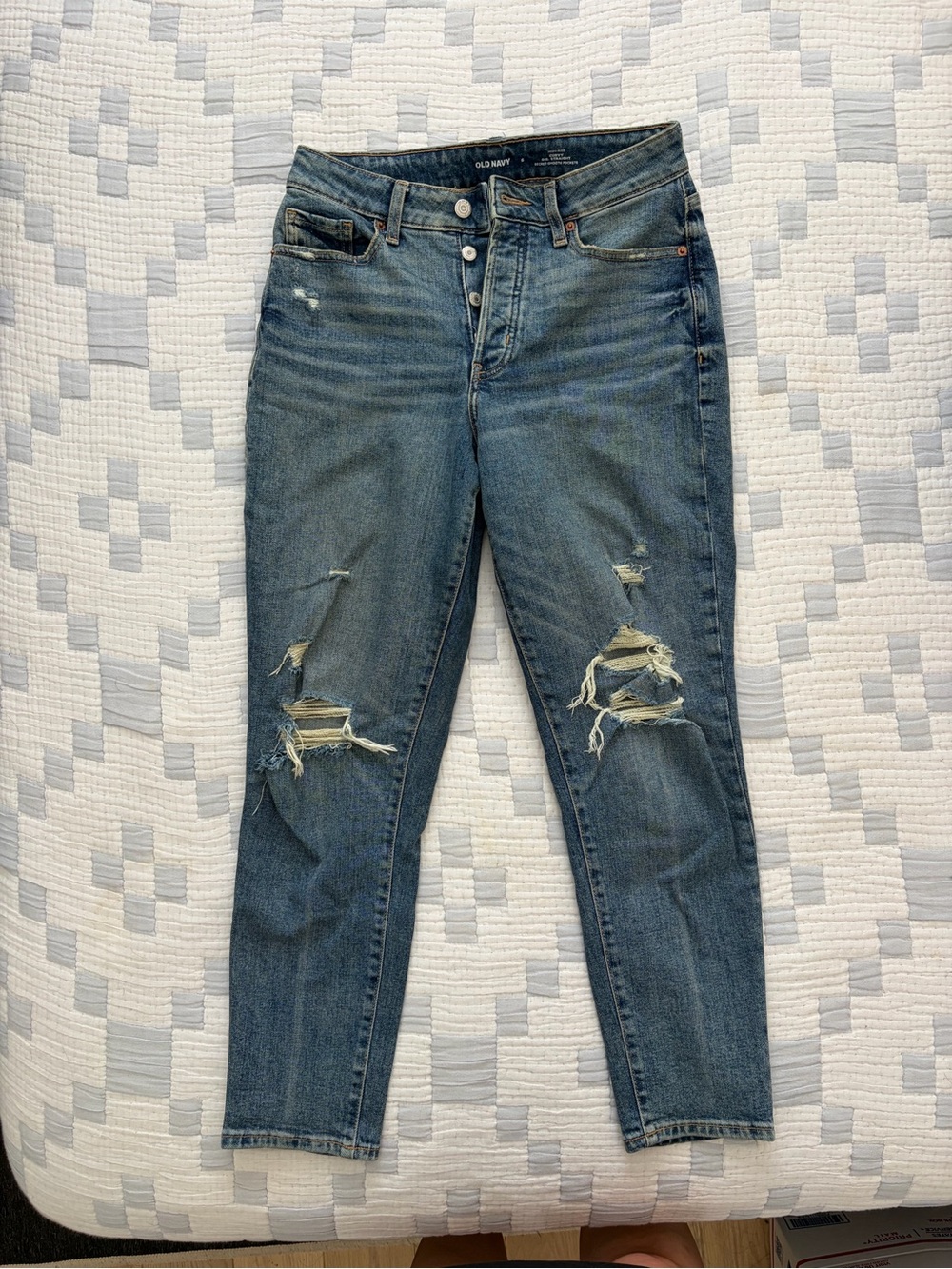 Old Navy High Rise Curvy OG Straight Jeans size 6